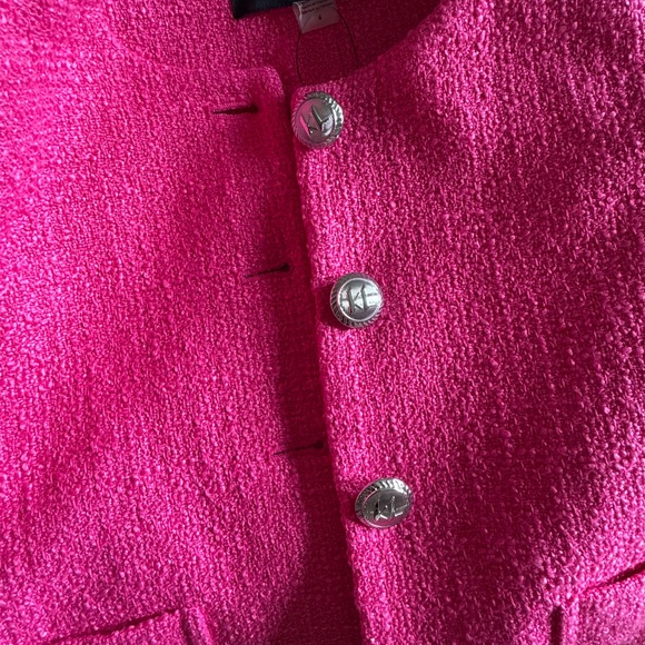 Pink tweed jacket - Picture 5 of 6